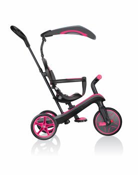 GLOBBER Trike Explorer 4in1 kolmipyörä, rozā, 632-110