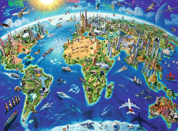 RAVENSBURGER puzle Big Wide World 200p, 12722