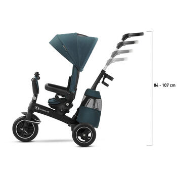 KINDERKRAFT trīsritenis EASYTWIST, tumši zaļa, KKRETWIGRE0000