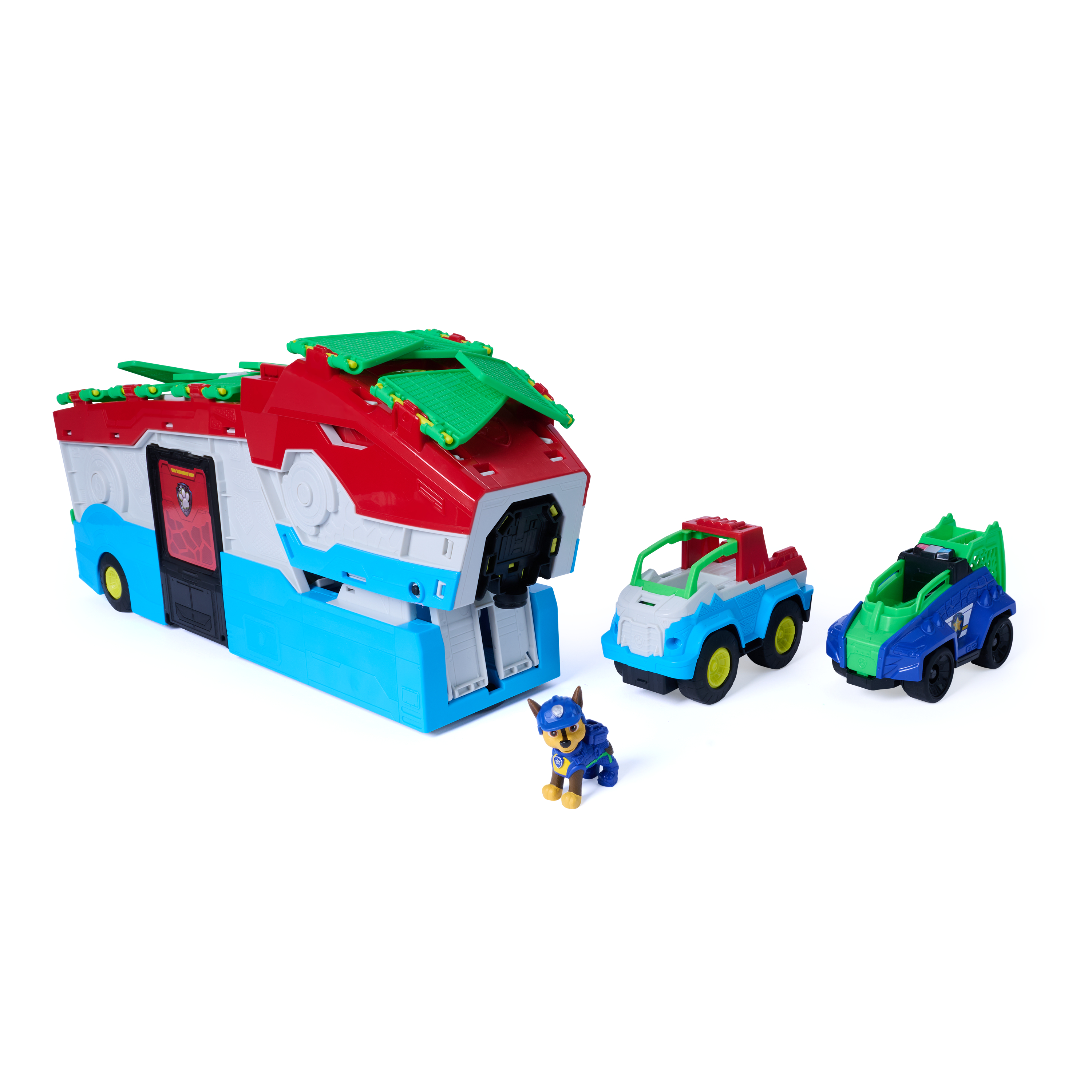 PAW PATROL transportlīdzekļu rotaļu komplekts Dino Mobile Headquarters, 6076044