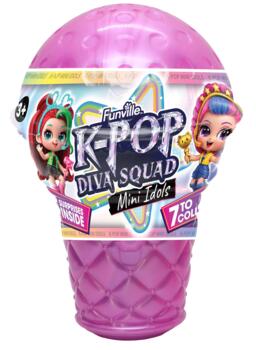 K-POP DIVA SQUAD Mini Idols mini lelle, 5 cm, sortiments., 31167