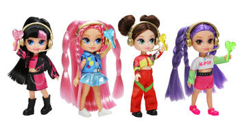 K-POP DIVA SQUAD Junior Idols lelle, 12 cm, sortiments., 81159