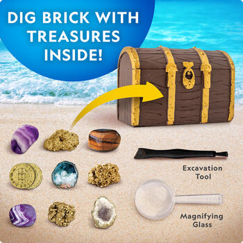 NATIONAL GEOGRAPHIC komplekts Pirate Treasure Dig Kit, RTCHESTDIG