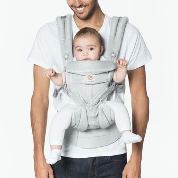 ERGOBABY ķengursoma Omni 360 Cool Air Mesh Pearl Grey BCS360PGREY