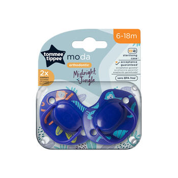TOMMEE TIPPEE ortodontiskie māneklīši MODA, 6-18 m., 2 gab., 43338594