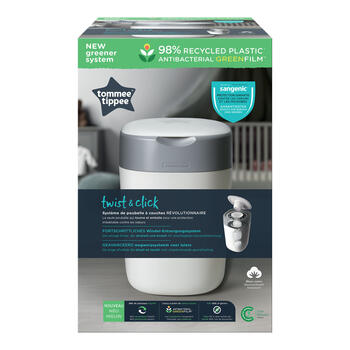 TOMEE TIPPEE autiņbiksīšu konteiners Twist & Click, kokvilnas balts, 85100102