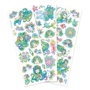 NEBULOUS STARS tetovējumu komplekts Temporary Tattoo Mini Pad, sortiments, 11458