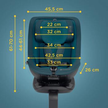 KINDERKRAFT autokrēsls I-GUARD PRO I-SIZE, graphite black