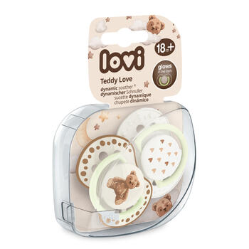 LOVI silikona māneklītis Teddy Love, 18m+, 2 gab., 22/937