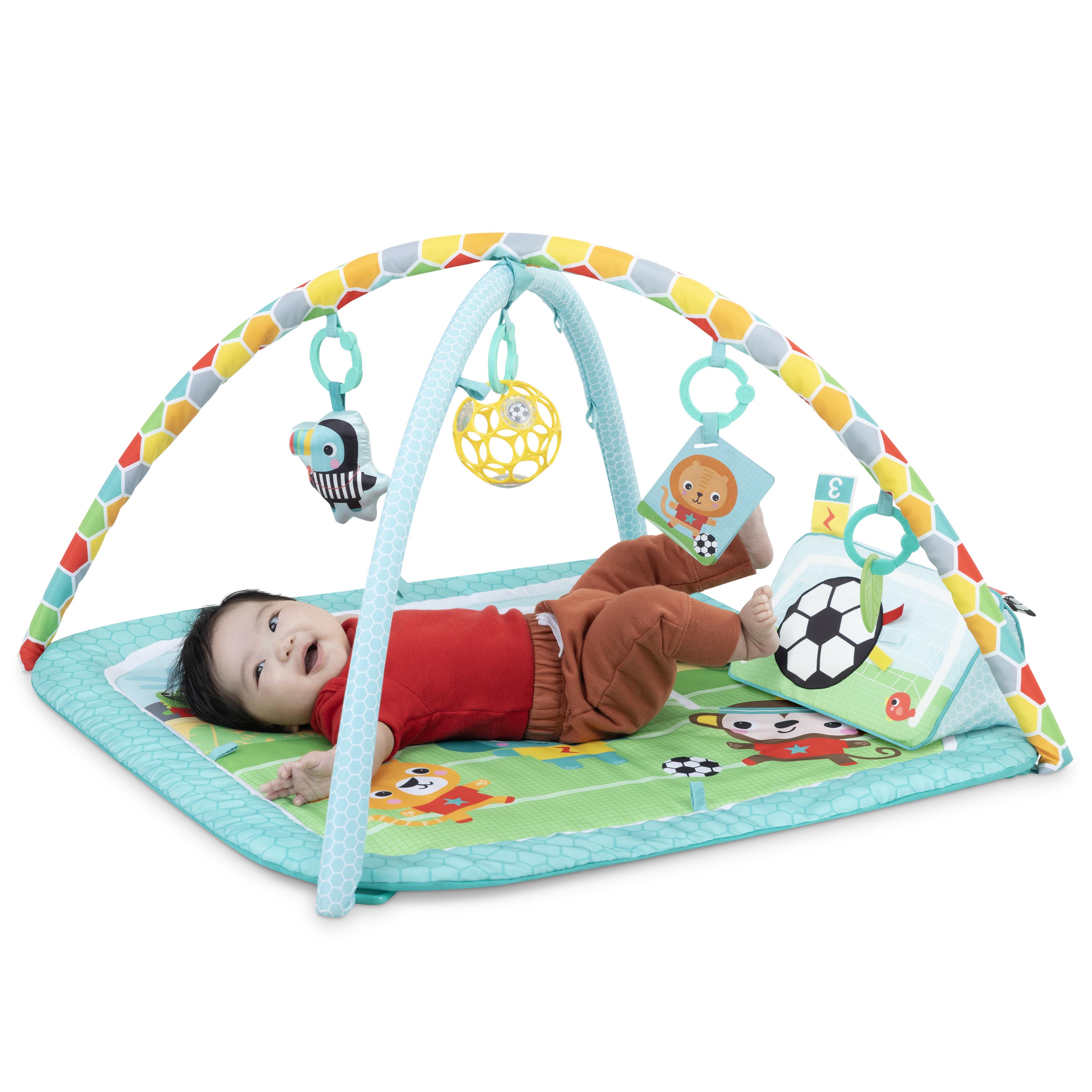 BRIGHT STARTS aktivitāšu paklājs Grip & Kick Activity Gym, 17165
