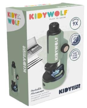 KIDYWOLF pārnēsājams mikroskops KIDYMICROSCOPE, KIDYMICROSCOPE-GR