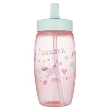CANPOL BABIES sporta pudele ar saliekamu snīpi UNICORNS, 400 ml, 56/618_pin