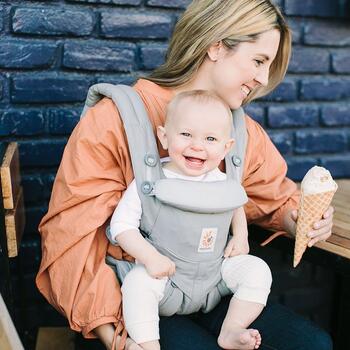 ERGOBABY ķengursoma Omni Classic, pērļu pelēka, BCS360GRY