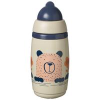 TOMMEE TIPPEE thermos-krūzīte INSULATED STRAW 266ml, 12m+, grey, 448013