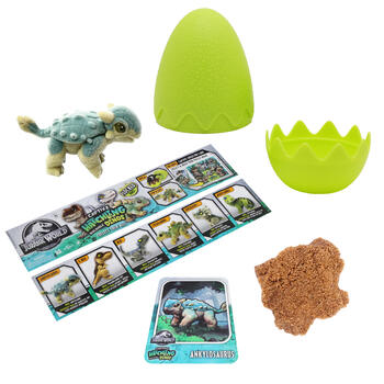 CAPTIVZ ola ar dinozaura figūru Jurassic Flocked Hatchlings, sortiments, 670