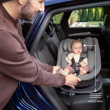 KINDERKRAFT autokrēsls I-GUARD I-SIZE, 40-105 cm., Black, KCIGUA00BLK000N