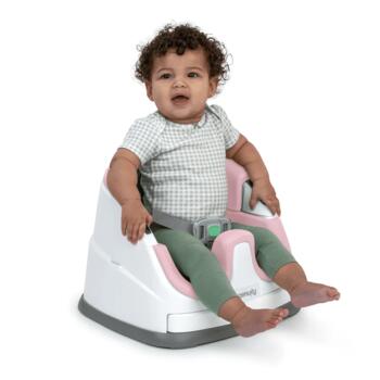 INGENUITY barošanas krēsls - būsteris Baby Base 2-in-1, rose, 16726