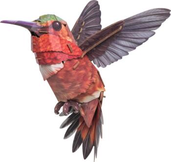 MAKEBUG 3D papīra puzle Kolibri, MB-D-0058