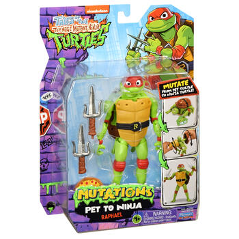 TMNT figūriņa MUTATIONS PET TO NINJA RAPHAEL, 83364