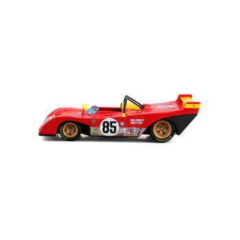 BBURAGO 1:43 Sacīkšu automašīnas modelis Ferrari 312 P 1972, 18-36302