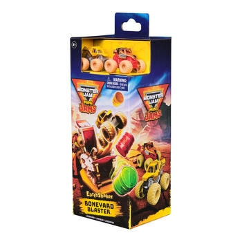 MONSTER JAM MINI JAMS palaišanas trase ar 2 transportlīdzekļiem Boneyard Blaster, 6069711
