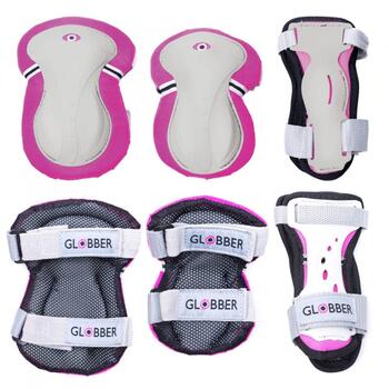GLOBBER ceļu/elkoņu sarg pink Junior XS RANGE B ( 25-50KG ),541-310