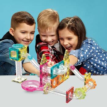 PICASSO TILES Magnētiskais konstruktors Marble Run 45 gab., PTMG45