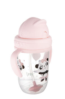 CANPOL BABIES mācību krūze EXOTIC ANIMALS, 6m+, 270ml, pink, 56/606_pin