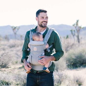 ERGOBABY ķengursoma Omni Classic, pērļu pelēka, BCS360GRY
