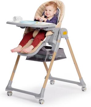 KINDERKRAFT krēsliņš augsts LASTREE, pink, KHLAST00PNK0000