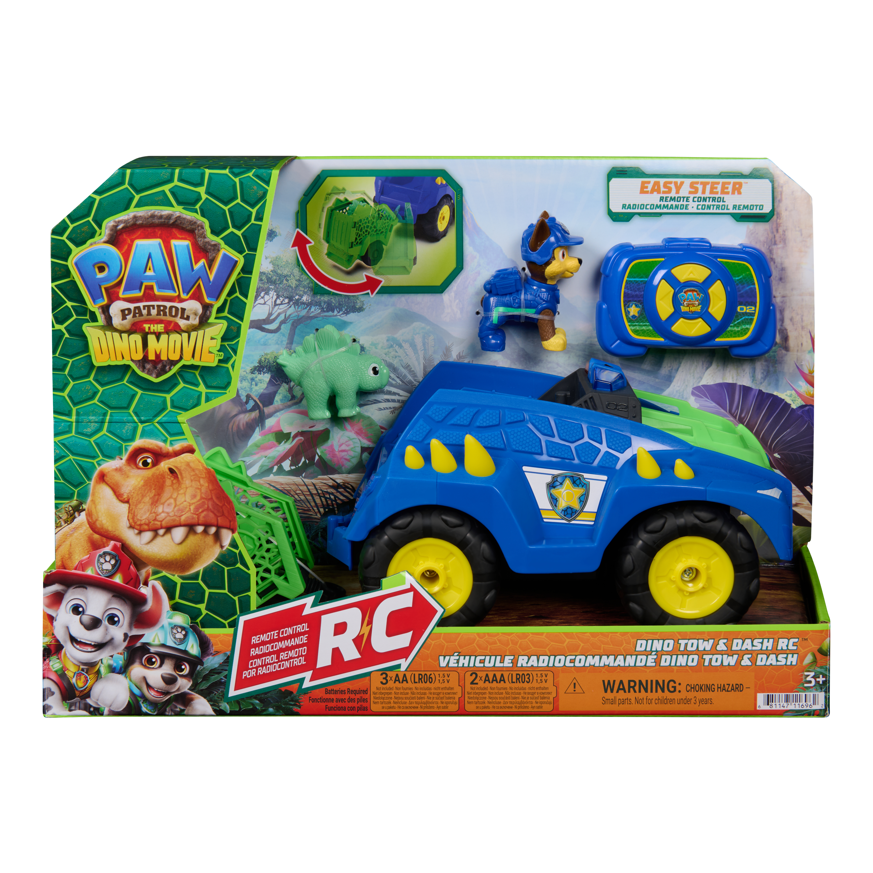 PAW PATROL RC transportlīdzeklis Dino Chase, 6076166