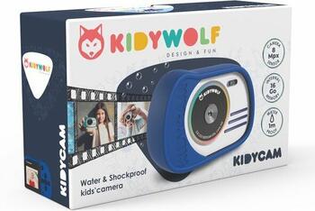 KIDYWOLF ūdensizturīga digitālā fotokamera, tumši zils, KIDYCAM-BU