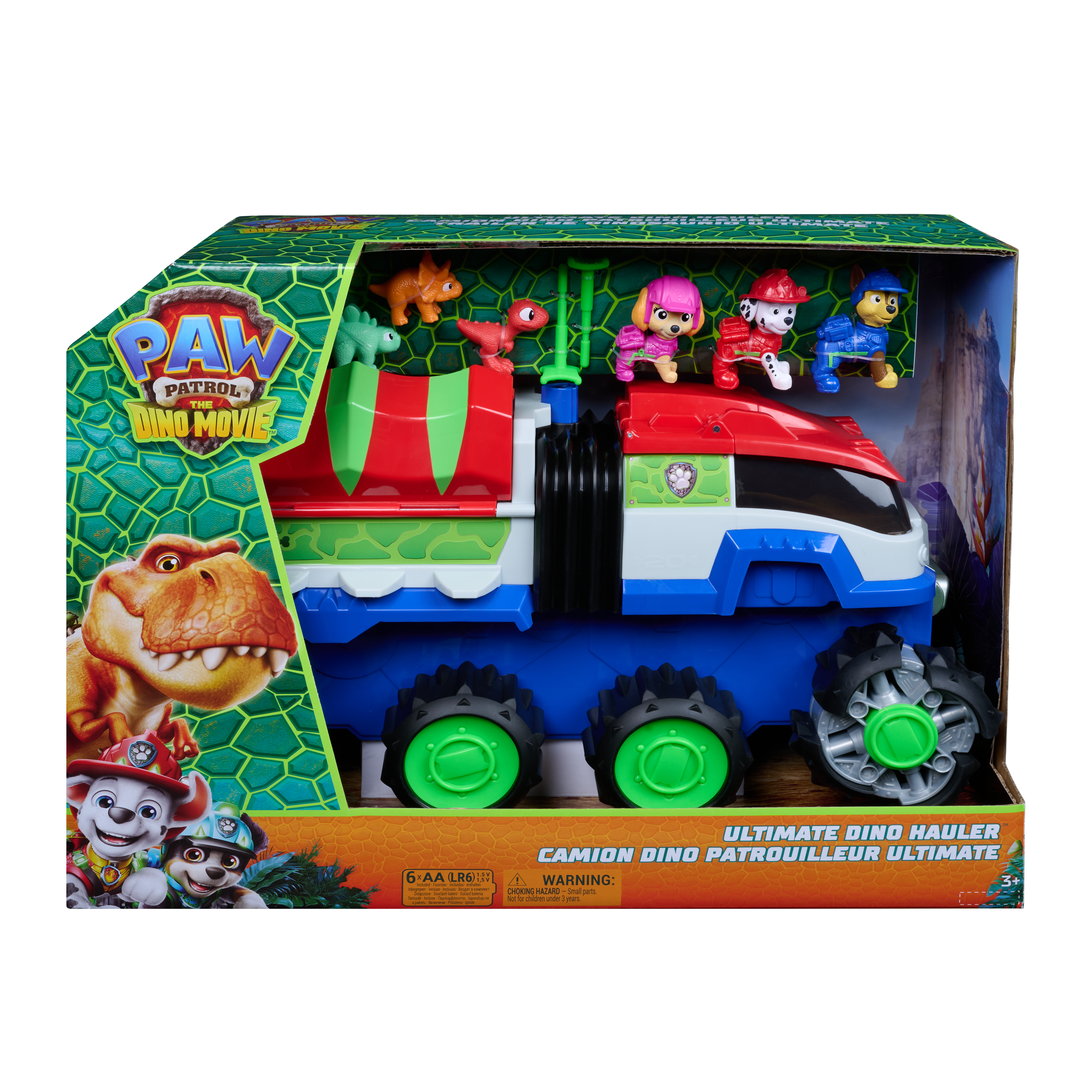 PAW PATROL rotaļu komplekts Ultimate Dino Hauler, 6076613