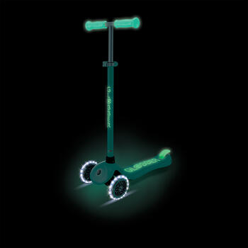 GLOBBER skrejritenis Primo Plus Glow Lights, piparmētru, 443-206