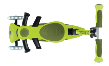 GLOBBER skrejritenis Go Up Deluxe Lights, laima zaļš, 748-606