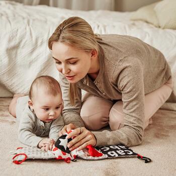 Canpol babies grāmata-rotaļlieta Soft Contrast SENSORY TOYS 68/081