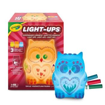 CRAYOLA gaismas krāsojamā lampa Light-Ups Pūce, 74-7850