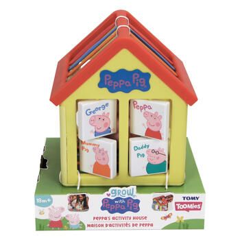 TOOMIES šķirošanas spēle Peppas Activity House, E73528