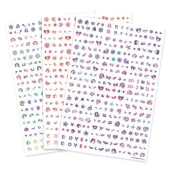 NEBULOUS STARS nagu uzlīmes Nail Stickers, sortiments, 11459
