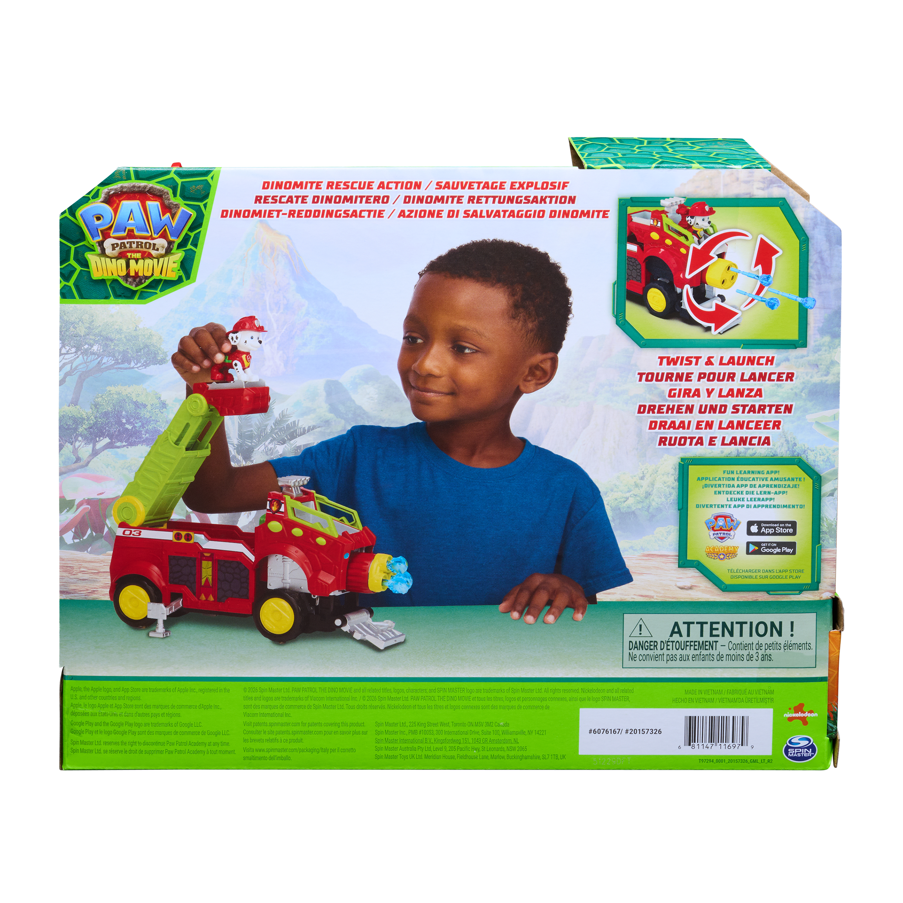 PAW PATROL transportlīdzeklis Dino Rescue Responder, 6076167