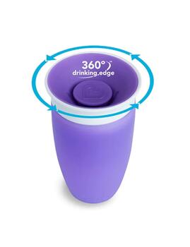 MUNCHKIN krūzīte 12m+ 296ml Miracle 360 Sippy 90066