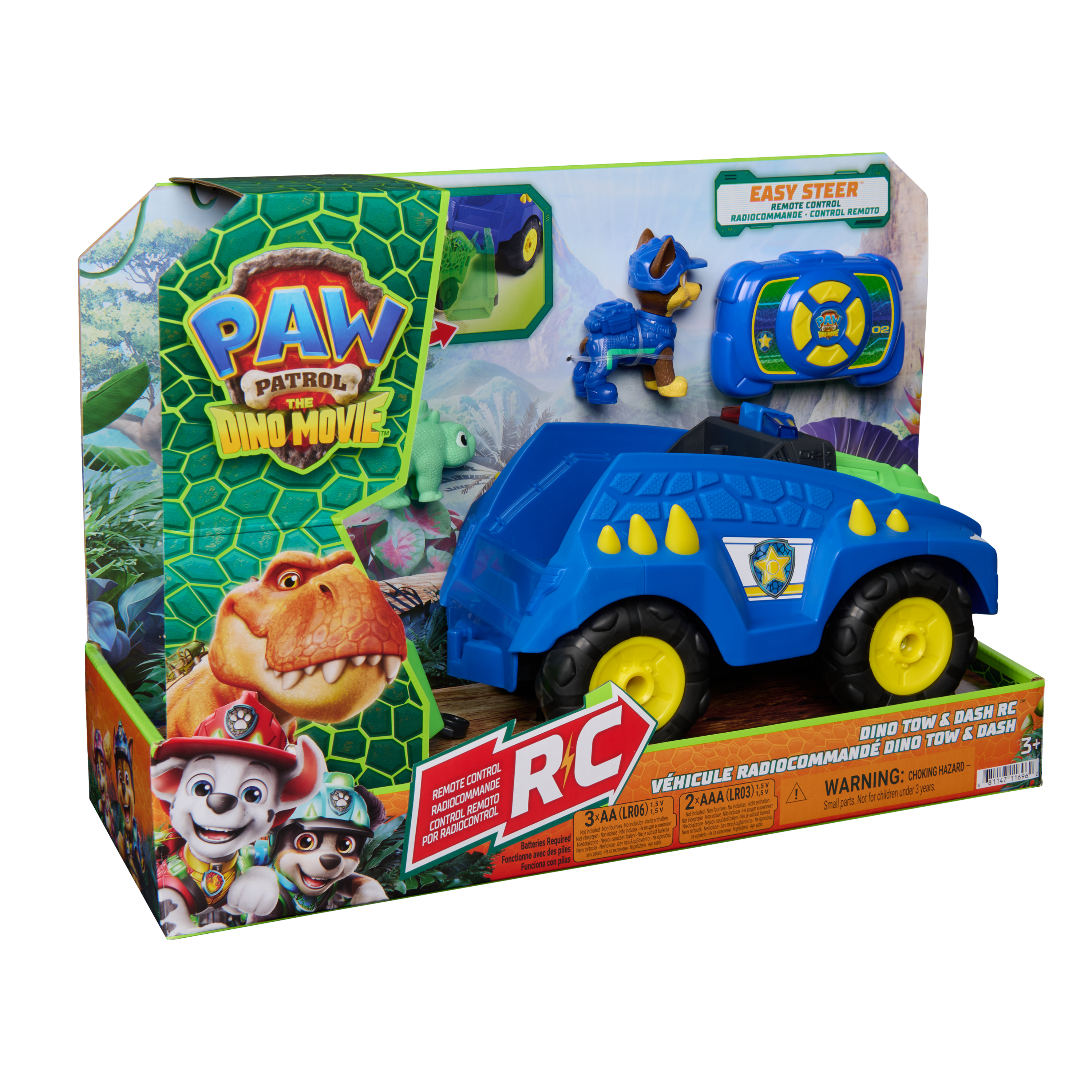 PAW PATROL RC transportlīdzeklis Dino Chase, 6076166
