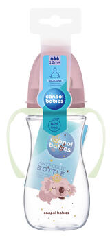 CANPOL BABIES Pretkoliku pudelīte EasyStart, 300ml, Sleepy Koala, 35/238_pin
