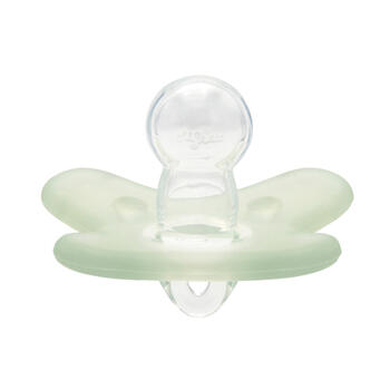 CANPOL BABIES 100% silikona knupītis, 0-6m, simetrisks, 1 gab., 24/001_gre