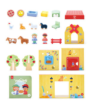 HAPE lauku sētas komplekts, E3438A