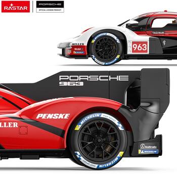 RASTAR 1:14 vadāms automodelis Porsche 963 LMDh,10380
