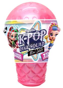 K-POP DIVA SQUAD Mini Idols mini lelle, 5 cm, sortiments., 31167