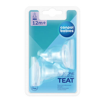 CANPOL BABIES silikona knupis, ātrs 12m+ 2gb. 18/117