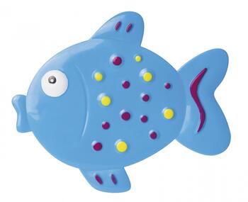 CANPOL BABIES neslīdošs paklājs vannas istabai 5 gab Colorful Ocean 12x10cm 80/003