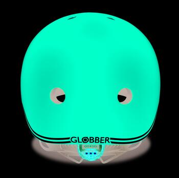 GLOBBER ķivere Go Up Lights, XXS/XS (45-51cm), sarkana, 506-102